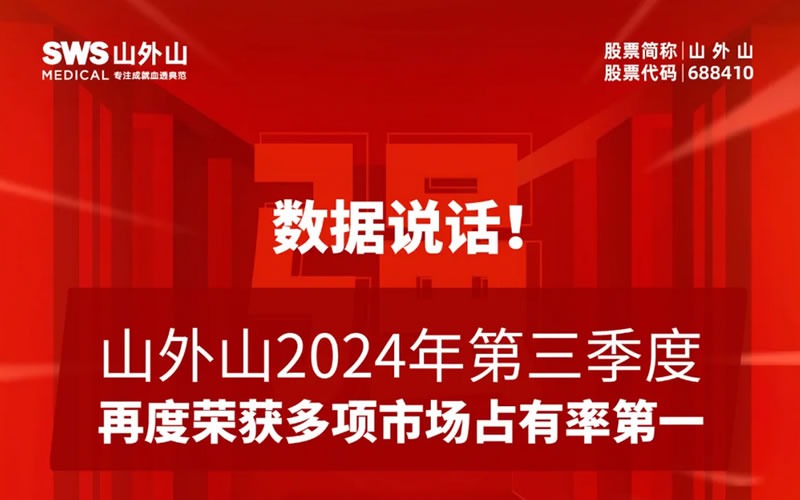 血液凈化龍頭2024年第三季度市場(chǎng)占有率再奪魁！